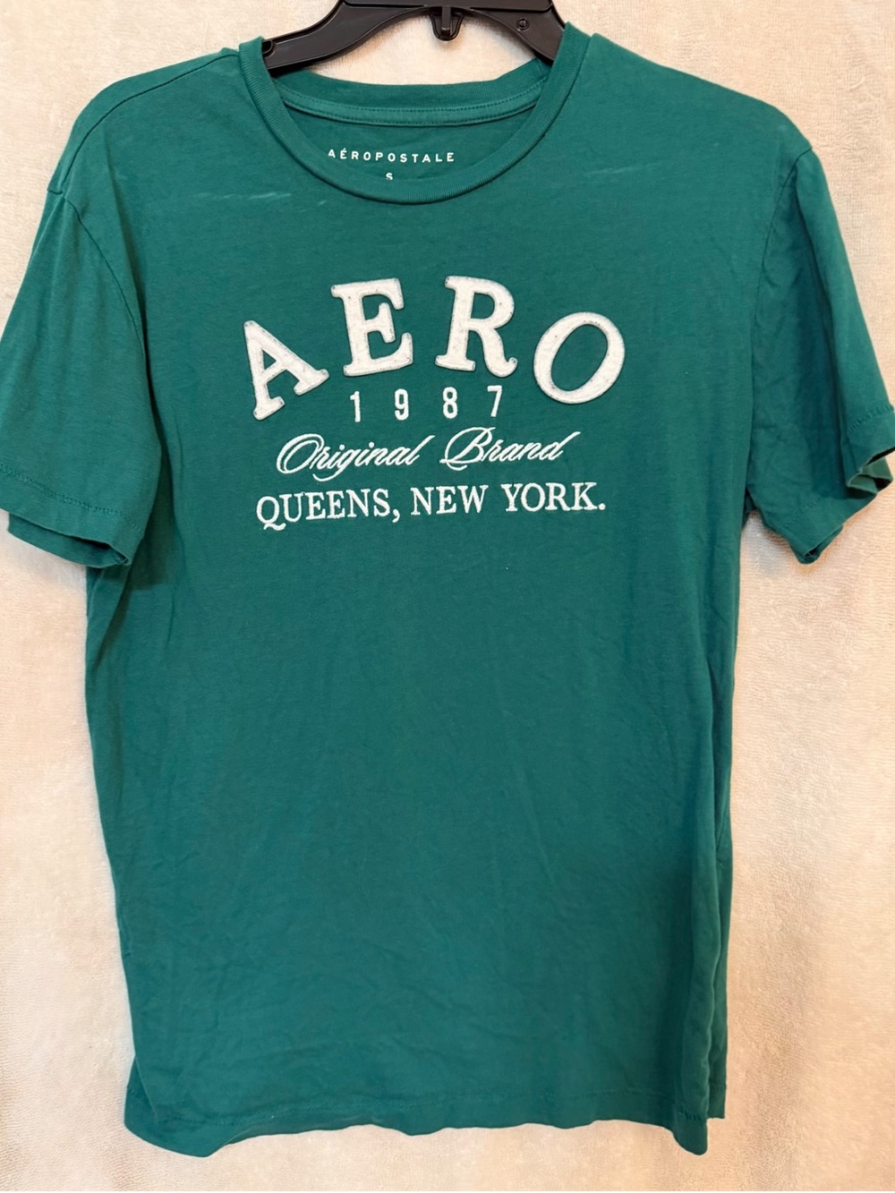 Aeropostale Women’s Teal Short Sleeve Logo Tee